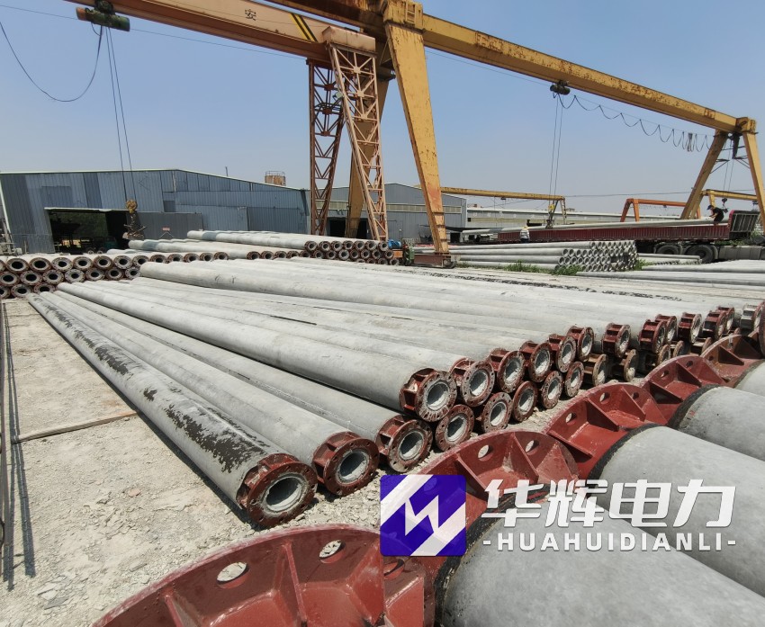 军垦路街道21米水泥电线杆